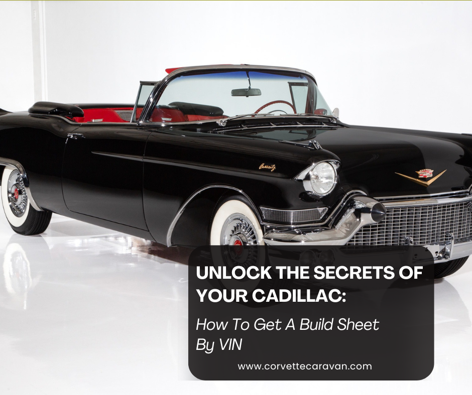 Cadillac build sheet by vin